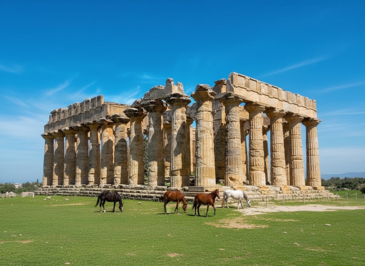 Ancient ruins in Libya